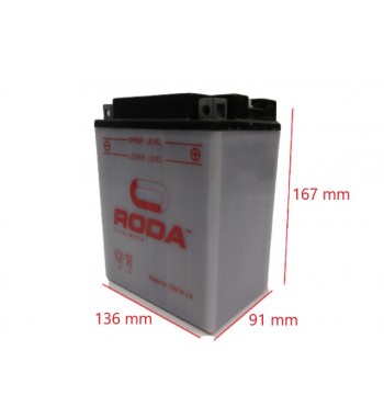 BAT. 12N14-3A RODA ( 136*91*167 )
