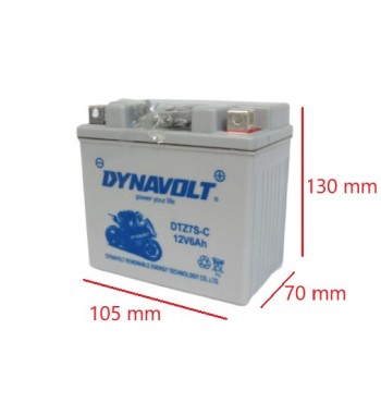 BAT. YTZ7S-BS DYNAVOLT ( 113*70*105 )