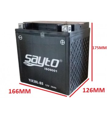 BAT. YIX30L-BS SAYTO  ( 166*126*175 )