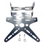 PORTAPLACA PROMOTO ALUM. NEGRO