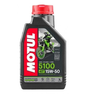 ACE. MOTUL 4T. 5100 SEMI SINT. 15W50 LTO.