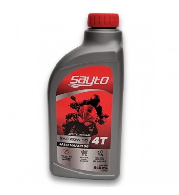 ACE. SAYTO 4T. 20W50 MINERAL LTO.