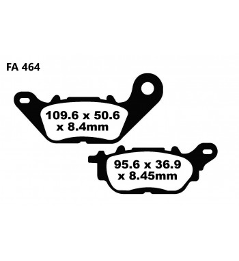 BAL. DISCO GEN. FA464 P/YBR-125R. JGO.