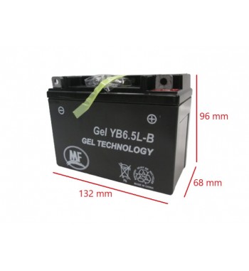 BAT. YB5L-B SAYTO (121*61*131) GEL