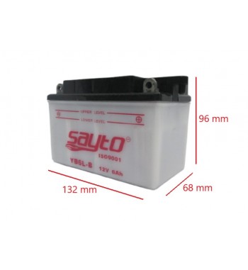 BAT. YB6L-B SAYTO ( 132*68*96 )