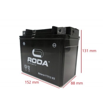 BAT. YTX12-BS  RODA ( 152*88*131 )