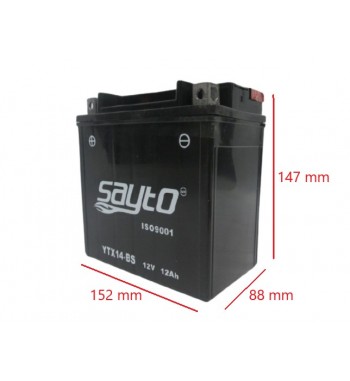 BAT. YTX14-BS SAYTO ( 152*88*147 )