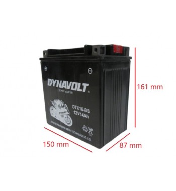 BAT. YTX16-BS DYNAVOLT ( 150*87*161 )