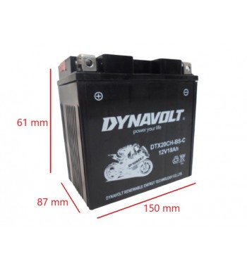 BAT. YTX20CH-BS DYNAVOLT ( 150*87*161 )