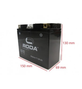 BAT. YT12B-BS RODA ( 150*69*130 )