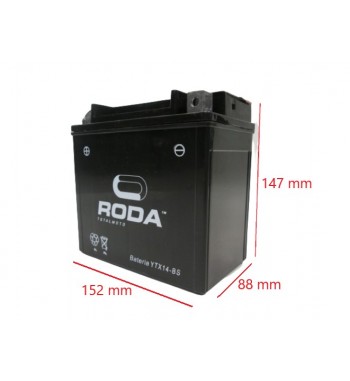 BAT. YTX14-BS RODA ( 152*88*147 )