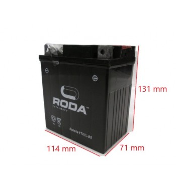 BAT. YTX7L-BS RODA ( 114*71*131 )