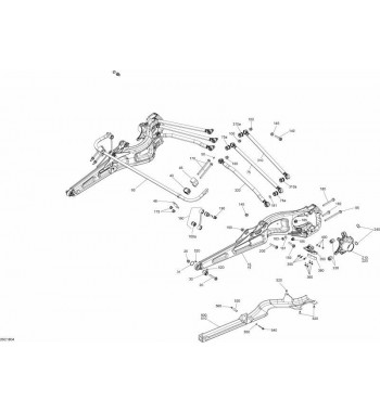 BRAZO HOR. OSC. BRP. SSV. X3 XDS NEGRO ( R )