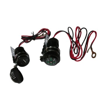 CAR. BAT. CEL. USB. BRUJULA NEGRO