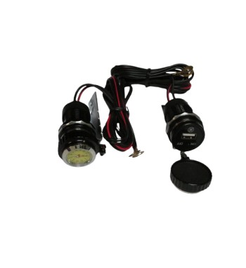 CAR. BAT. CEL. USB. RELOJ NEGRO