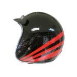 CASCO RODA VINTAGE NE/ROJO XL