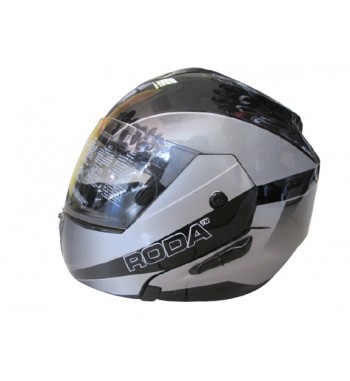 CASCO RODA REVENGE ABAT. NE/PLATA XL