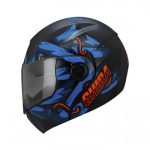 CASCO GHIRA GH1000 ABAT. AZUL MATE XL