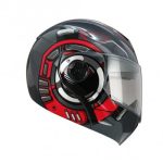 CASCO GHIRA GH1000 ABAT. BYBY ROJO L