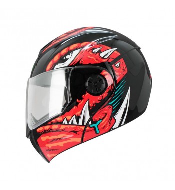 CASCO GHIRA GH1000 ABAT. LAGAR ROJO L
