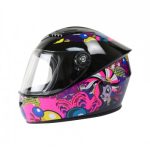 CASCO GHIRA KIDS ABAT. GRAFICO NE/ROSA