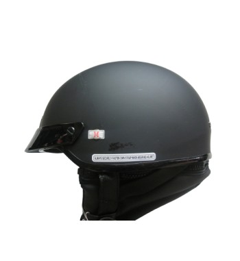 CASCO HJC. CHOPPER 3/4 NEGRO MATE