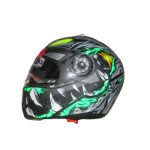 CASCO IRON ABAT. IR-105 NEGRO VERDE L