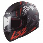 CASCO LS2 RAVEN FF353 NE/RO/BLANCO XL