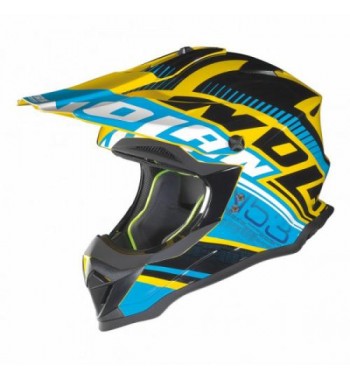CASCO NOLAN N53 CROSS AM/NGO/AZUL M