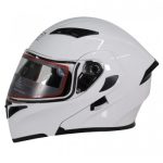 CASCO R7 RACING ABAT. BLANCO M
