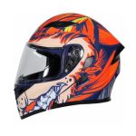 CASCO R7 RACING ABAT. LOBO NA/NEGRO 2XL