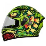 CASCO R7 RACING ABAT. REPTIL VE/AM/ROJO 2XL