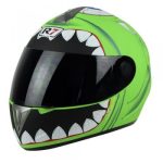 CASCO R7 RACING VERDE MATE MICA POL. XL