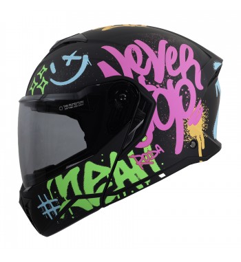 CASCO RODA BOOSTER ABAT. NEGRO POP M