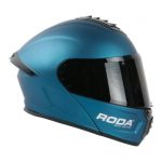 CASCO RODA PILOT ABAT. AZUL METAL  L