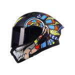 CASCO RODA RUSH ABAT. AZUL WARRIOR XL