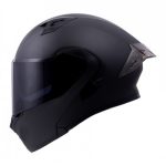 CASCO RODA RUSH ABAT. MATE LOGO ROJO L