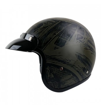 CASCO RODA VINTAGE VERDE MATE M