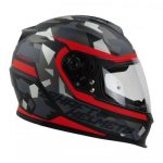 CASCO SHAFT SH502 NE/ROJO MATE XL