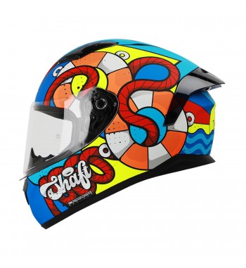 CASCO SHAFT SH582 AM/AZUL MATE LAZY XL