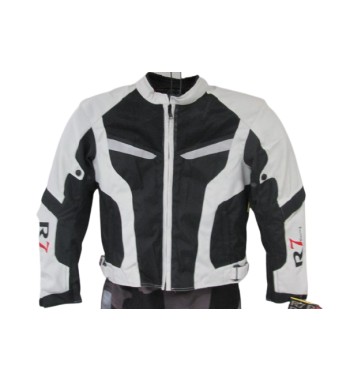 CHAM. R7 RACING TEXTIL NE/BLANCO M