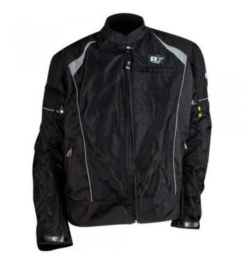 CHAM. R7 RACING TEXTIL NEGRO SUAVE XL