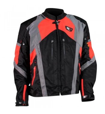 CHAM. R7 RACING TEXTIL NE/ROJO M