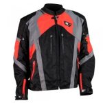 CHAM. R7 RACING TEXTIL NE/ROJO XL