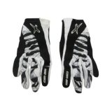 GUANTE CANAM X-RACE LADY BCO / NEGRO L