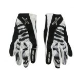 GUANTE CANAM X-RACE LADY BCO / NEGRO M